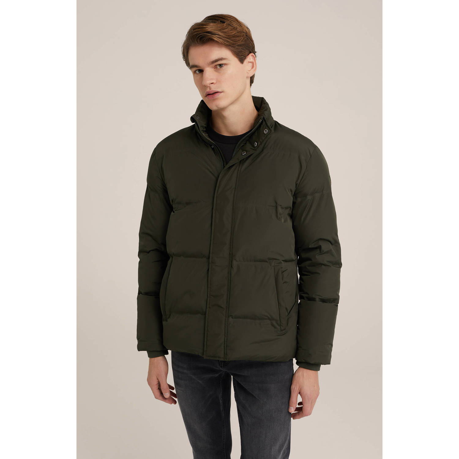 WE Fashion gewatteerde jas van polyester shadow