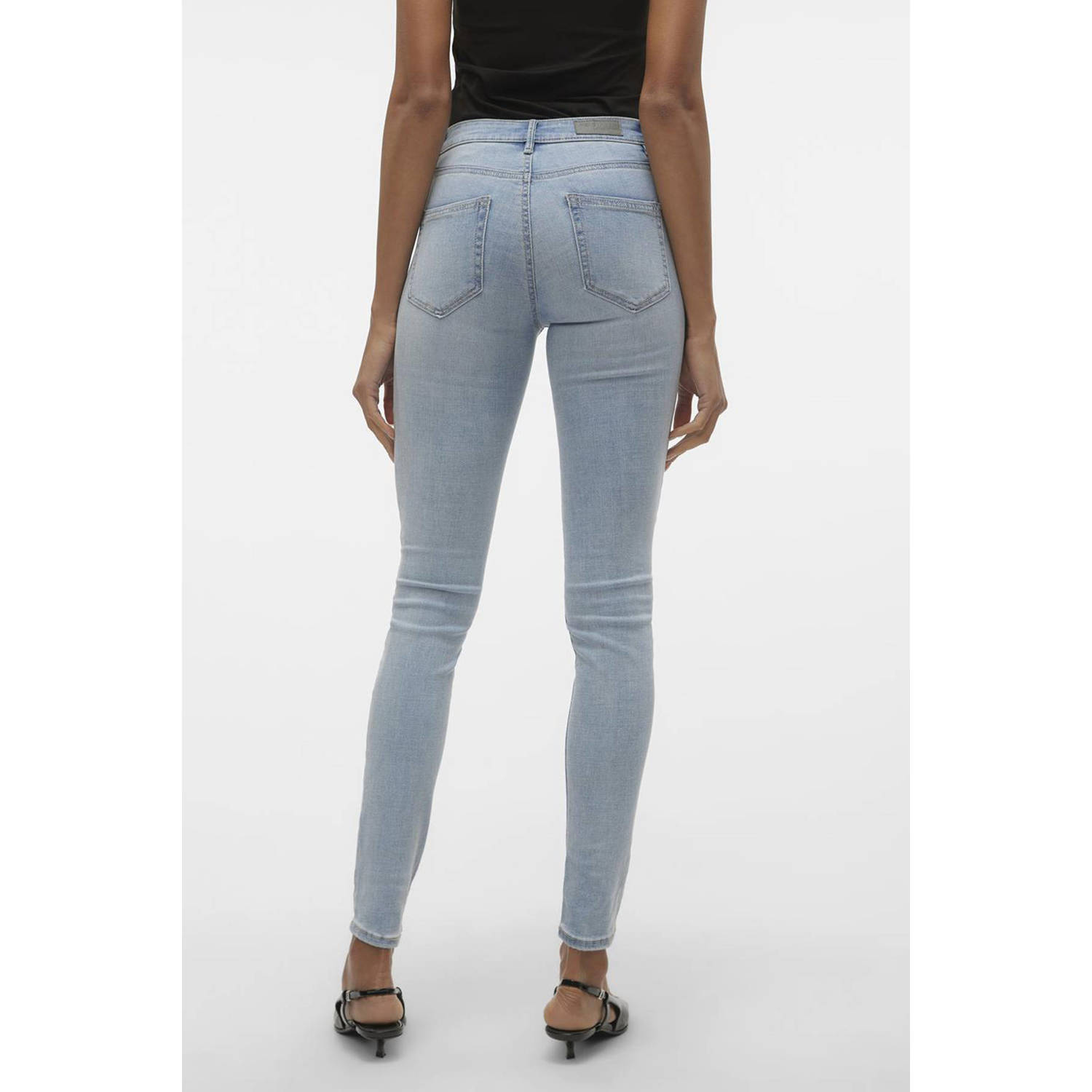 VERO MODA VMFLASH skinny jeans lichtblauw