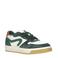 Hip leren sneakers groen