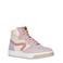 Hip leren sneakers roze