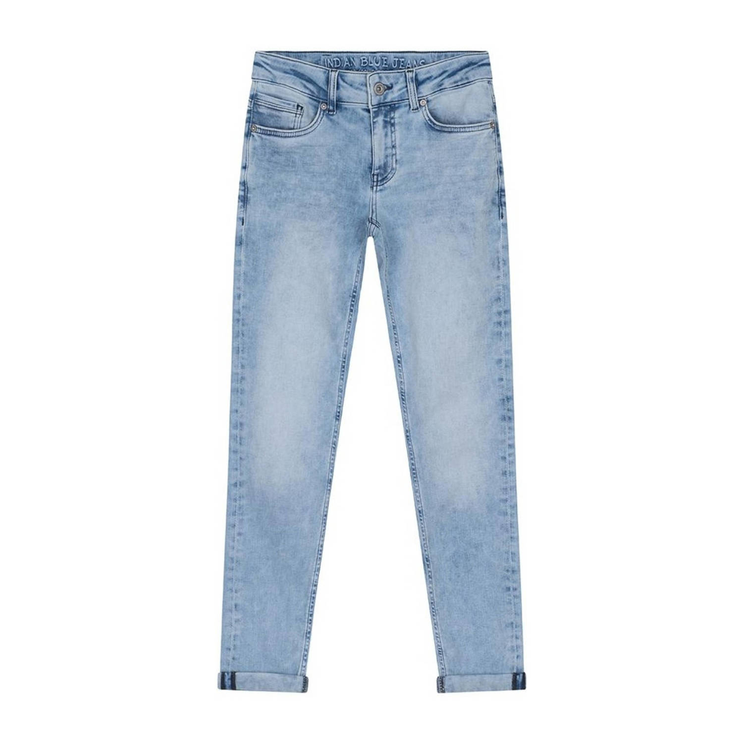 INDIAN BLUE JEANS Jongens Jeans Max Straight Fit Lichtblauw