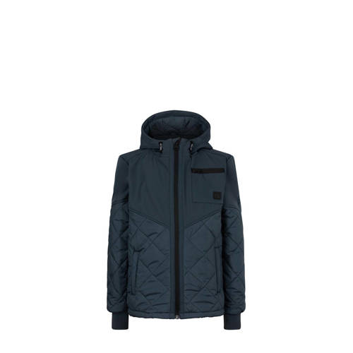 Indian Blue Jeans quilted softshell jas zomer antraciet afbeelding