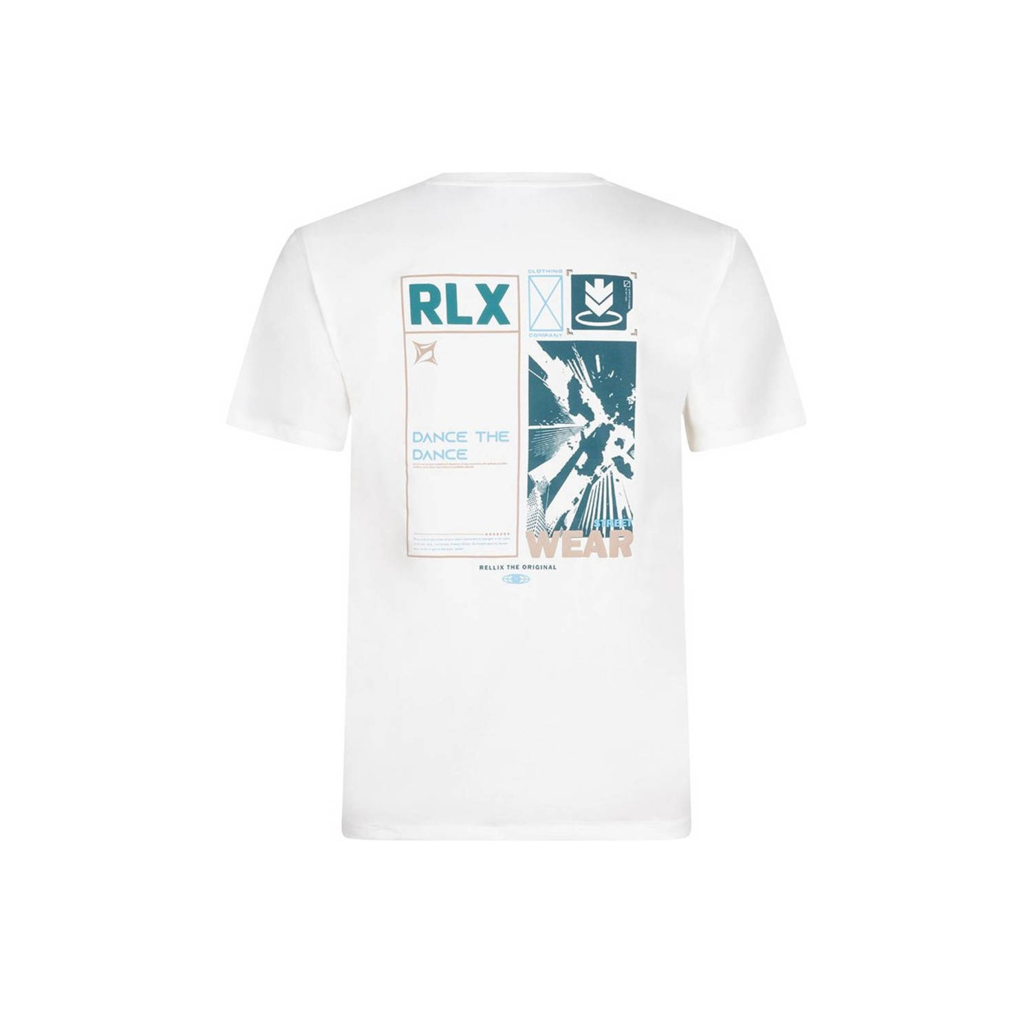 Rellix T-shirt met backprint wit