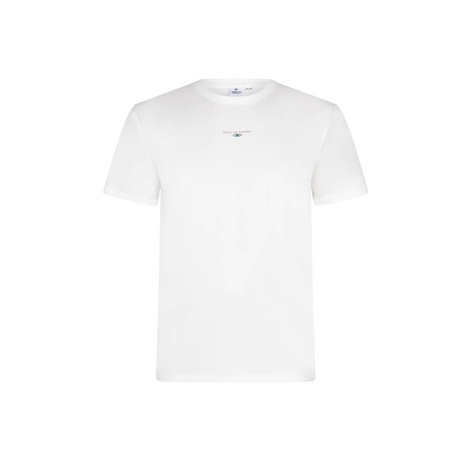 RELLIX Jongens Polo's & T-shirts T-shirt Streetwear Backprint Gebroken Wit