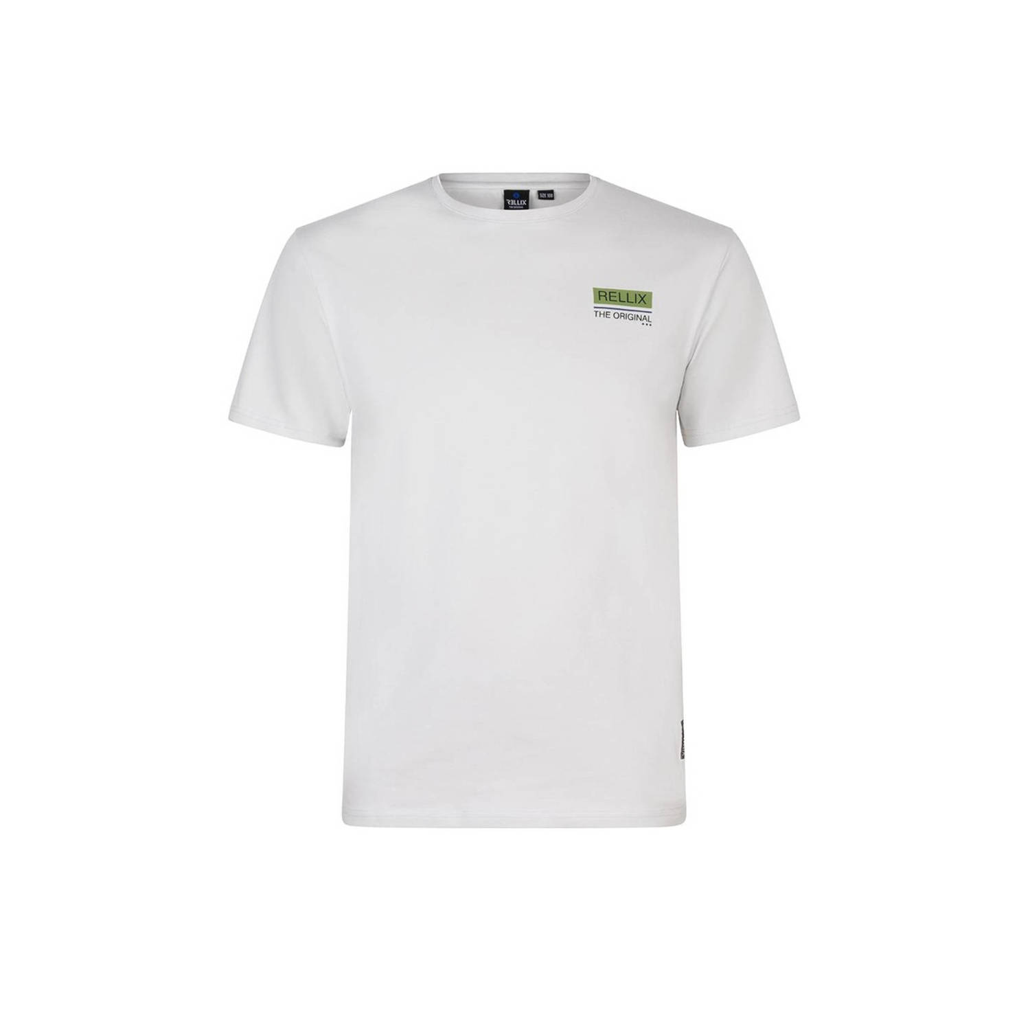 Rellix T-shirt met backprint offwhite