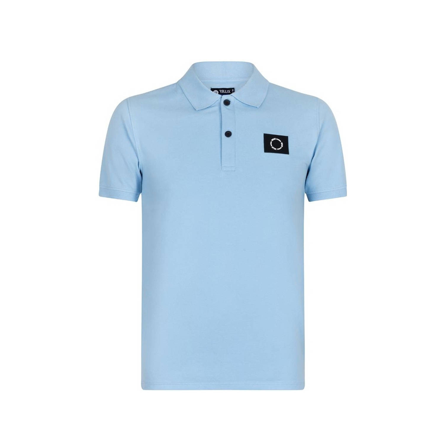 Rellix T-shirt PIque met logo blauw
