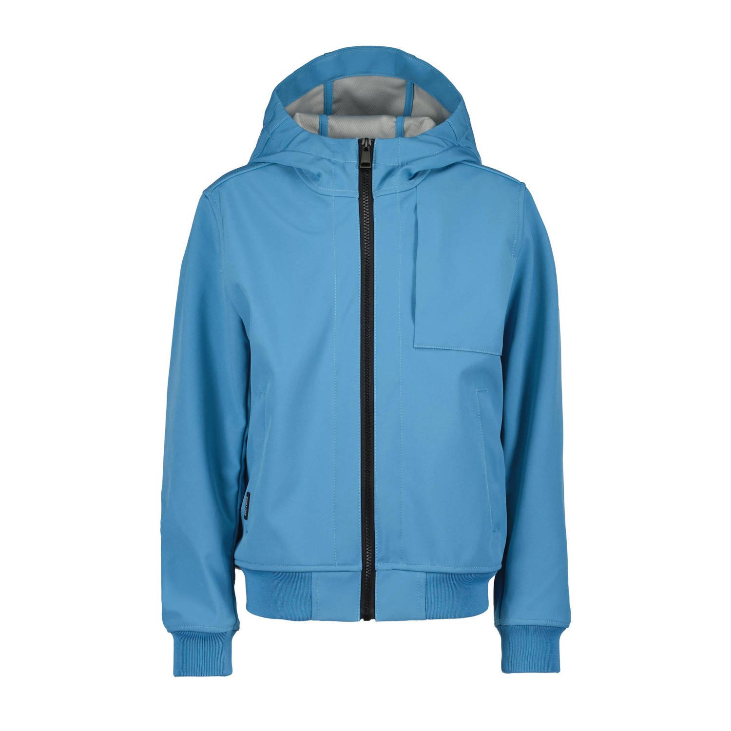 Airforce softshell jas zomer blauw Jongens Polyester Capuchon Effen 116