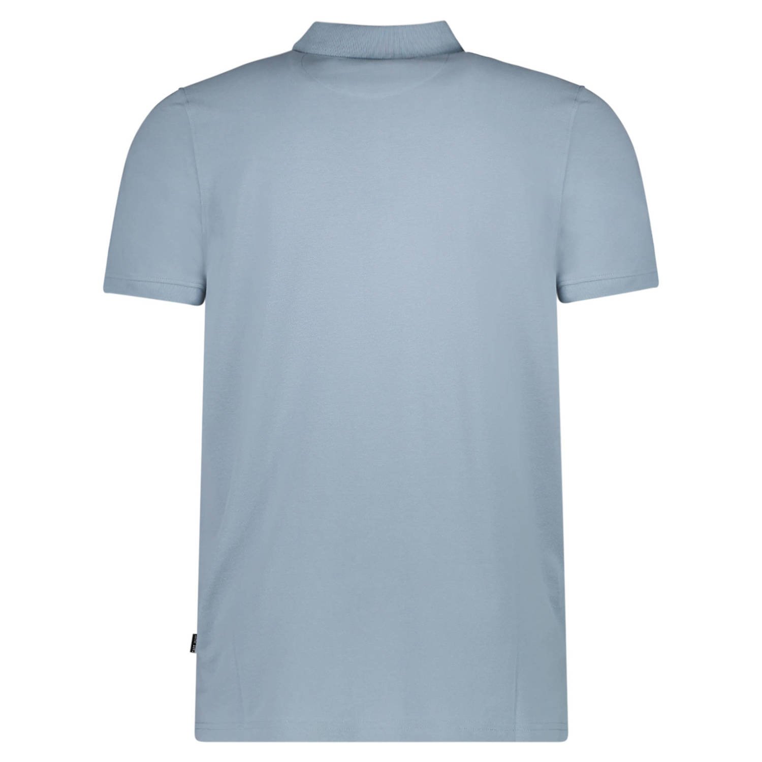 Cars polo DARIO met logo grey blue