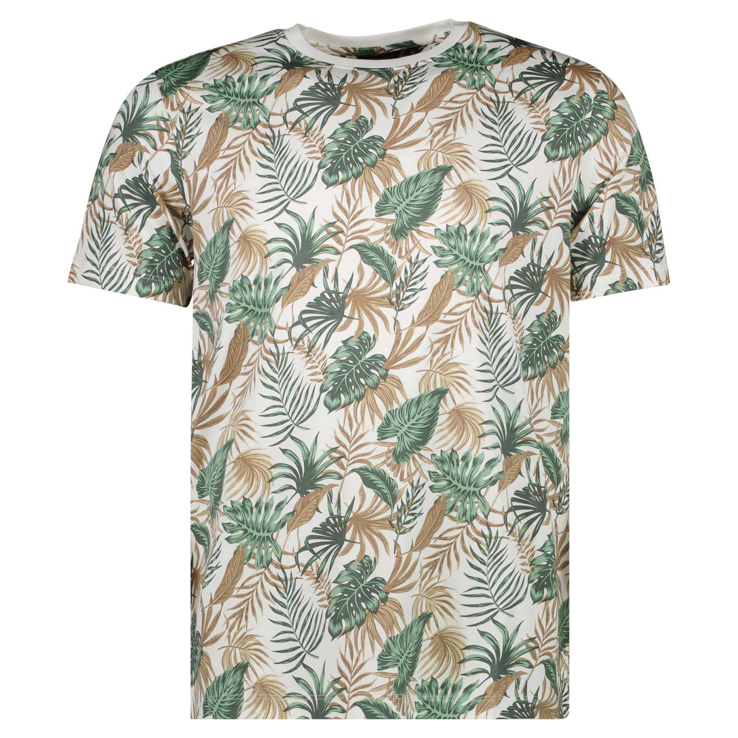 Cars T-shirt OPINO met all over print wit