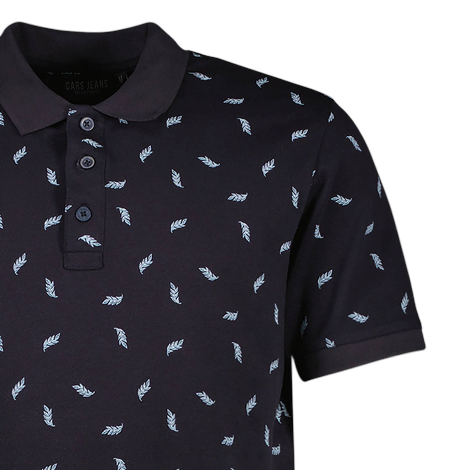Cars polo NOTO met all over print navy