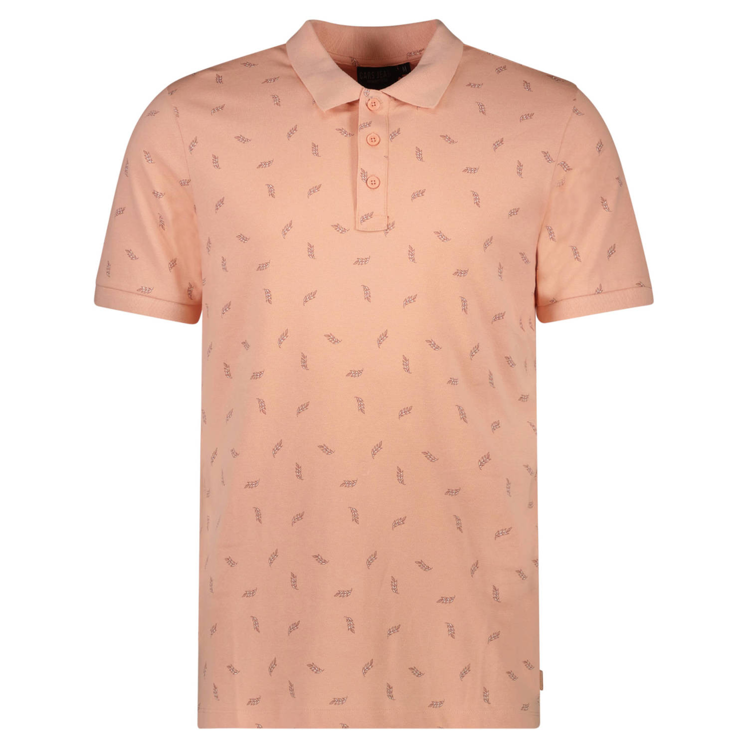 Cars polo NOTO met all over print peach