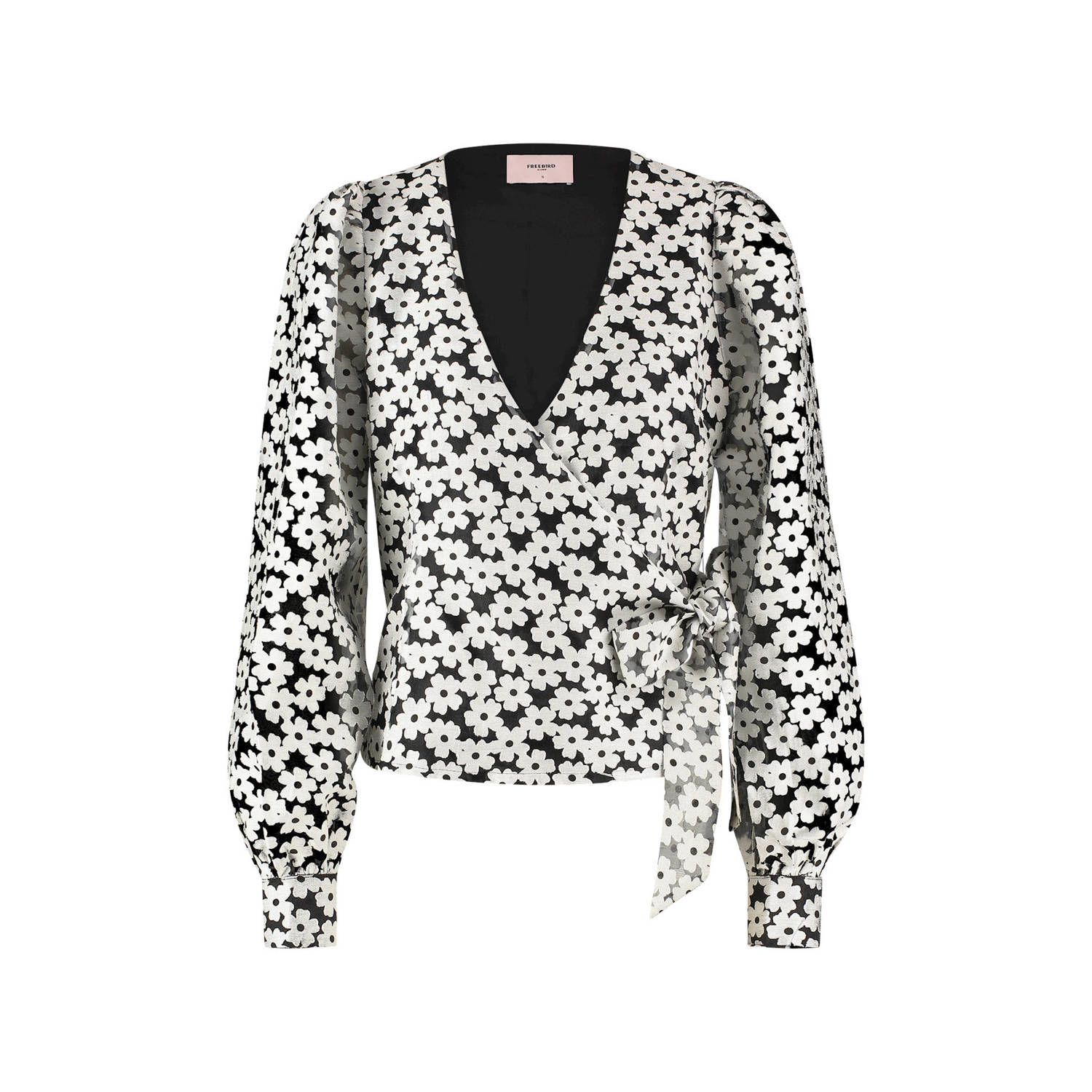 Freebird Blouse met Lange Mouwen Black Dames