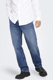 ONLY & SONS straight leg jeans ONSEDGE STRAIGHT BLACK 6985 zwart