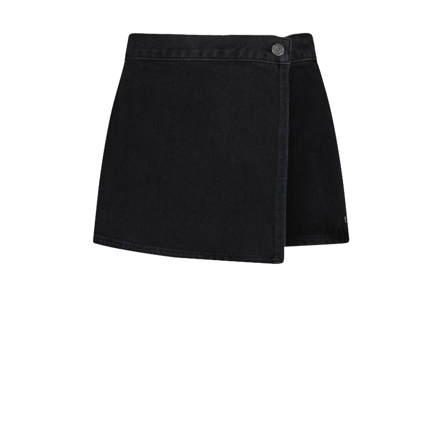 America Today skort River black denim Rok Zwart Effen 122 128