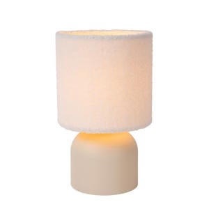 WOOLLY - Tafellamp - Ø 16 cm - 1xE14 - Beige