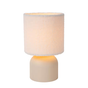 WOOLLY - Tafellamp - Ø 16 cm - 1xE14 - Beige
