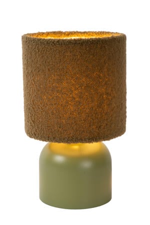 WOOLLY - Tafellamp - Ø 16 cm - 1xE14 - Groen