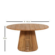 thumbnail: Studio LIVIT teak tuintafel Danese rond Ø140 cm
