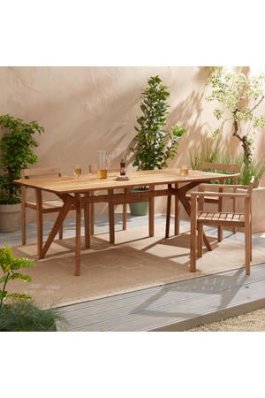 teak tuintafel Beliss (200x90 cm)