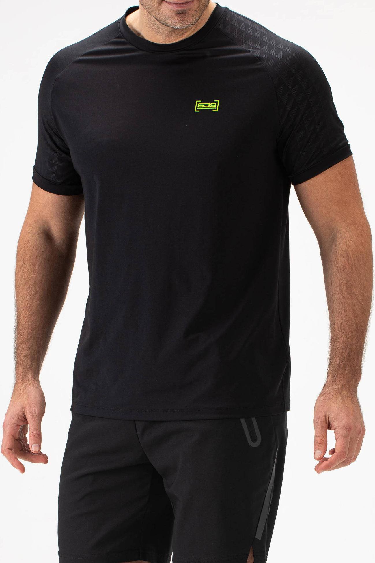 sportshirt Uberto zwart