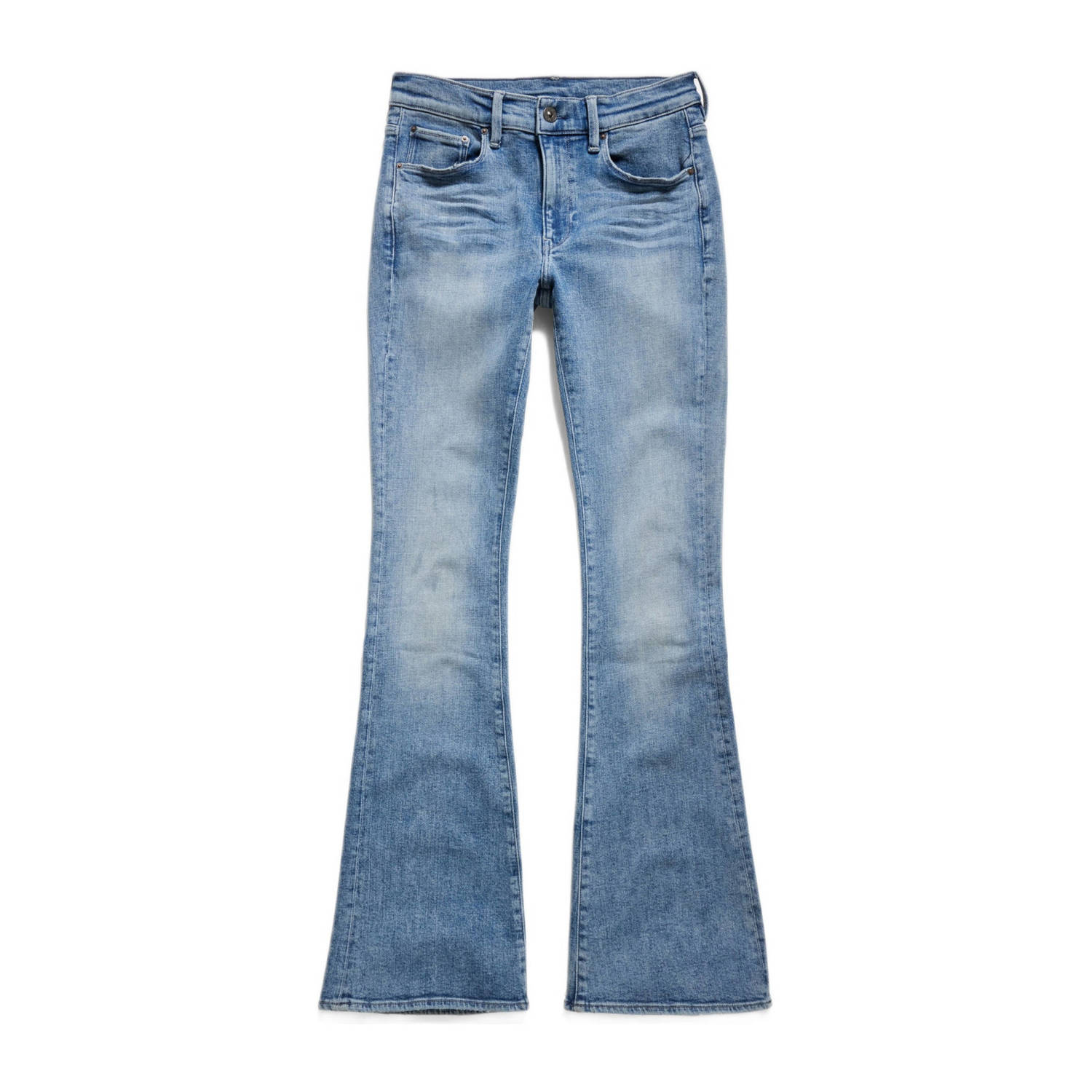 G-Star RAW 3301 flared jeans sun faded nubay blue