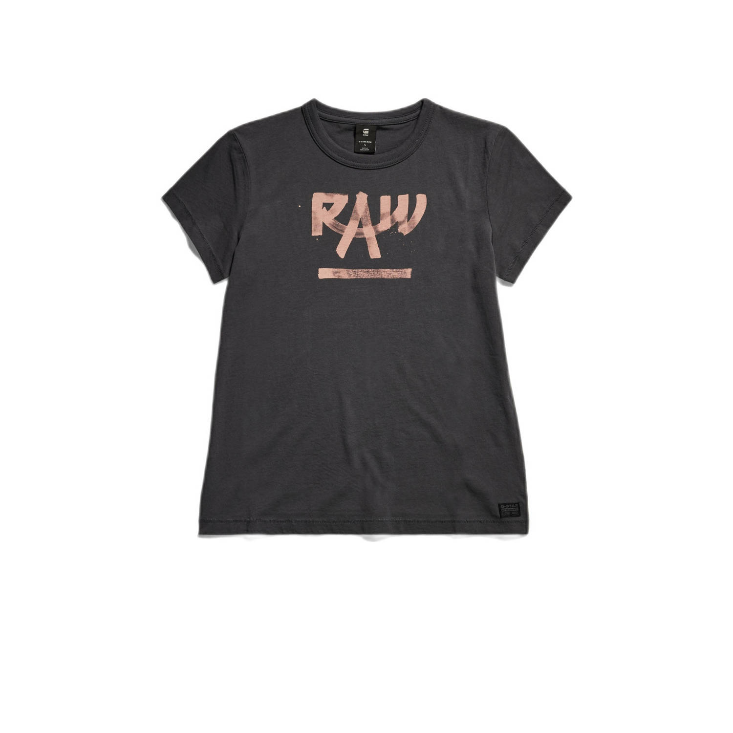 G-Star RAW T-shirt van biologisch katoen grijs
