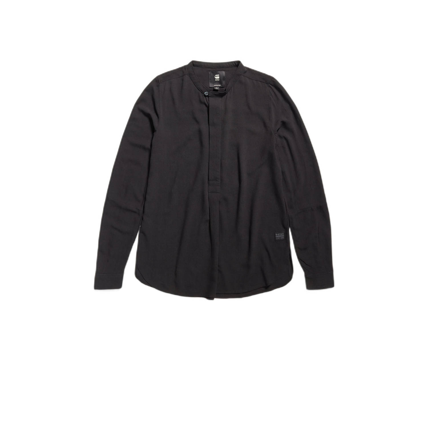 G-Star RAW top met plooien zwart