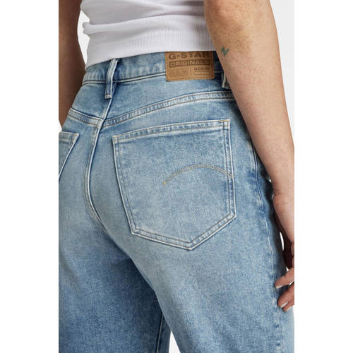 G-STAR Viktoria high waist straight leg jeans vintage olympic blue afbeelding