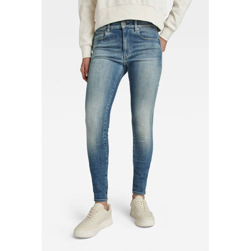 G-STAR 3301 high waist skinny jeans faded blue topaz afbeelding