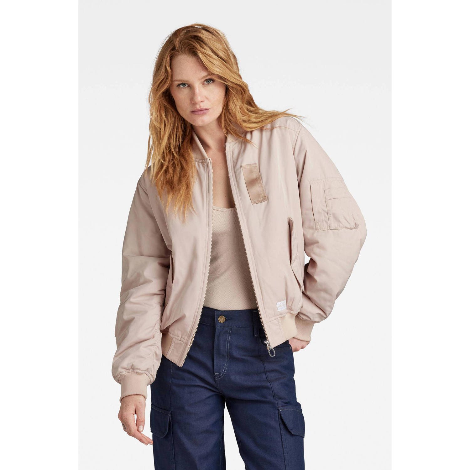 G-Star RAW Bomberjack Gewatteerd Roze Dames