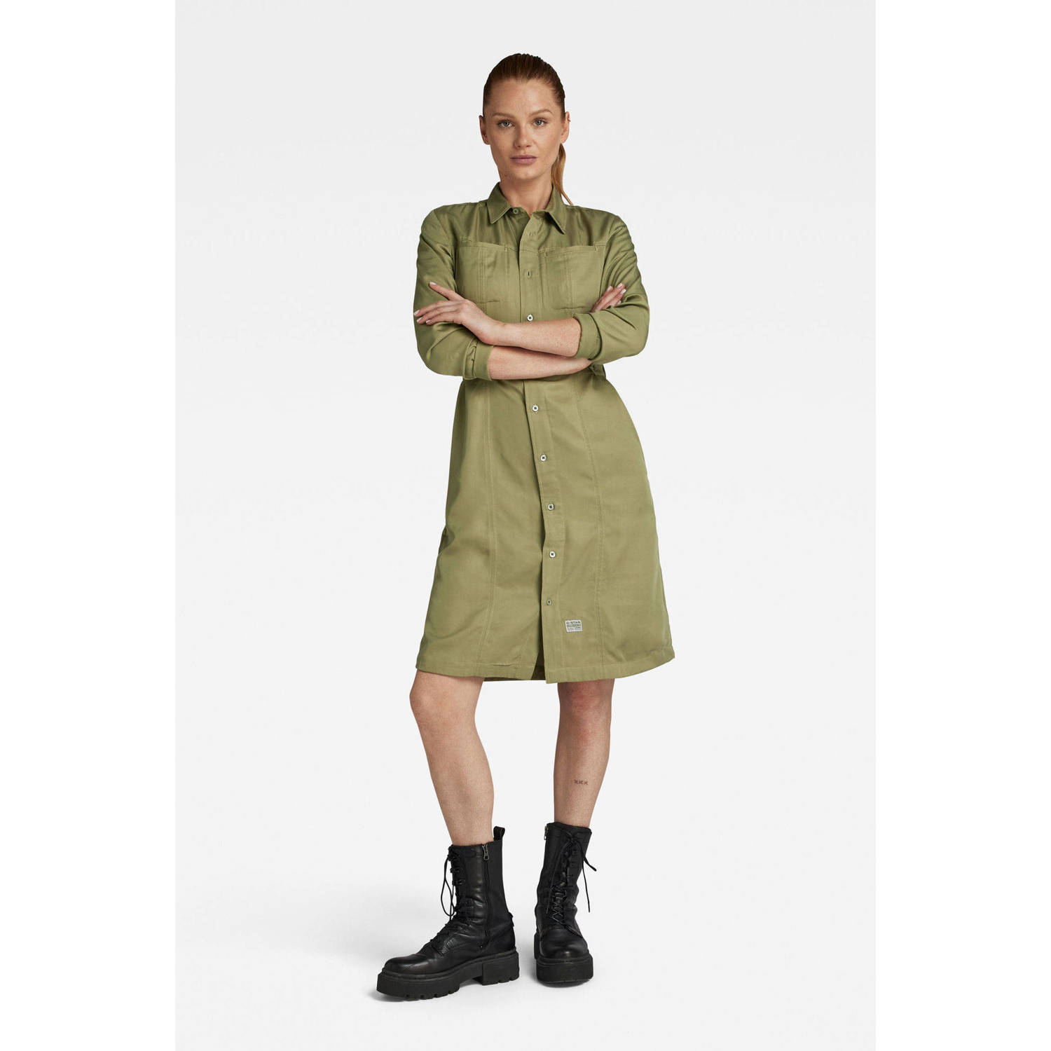 G-Star RAW blousejurk groen