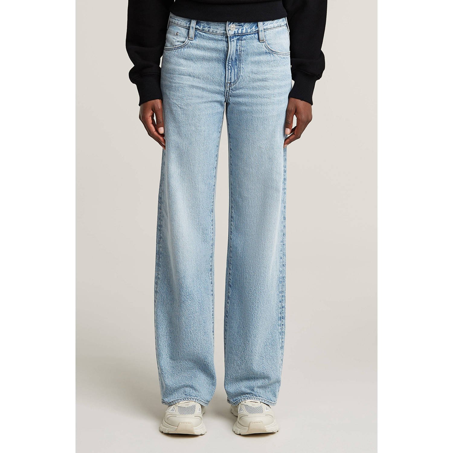 G-STAR Judee low waist loose jeans sun faded cloudburst