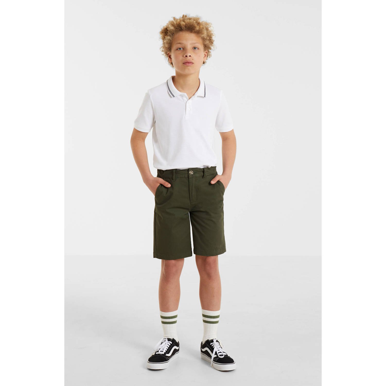 anytime chino short khaki