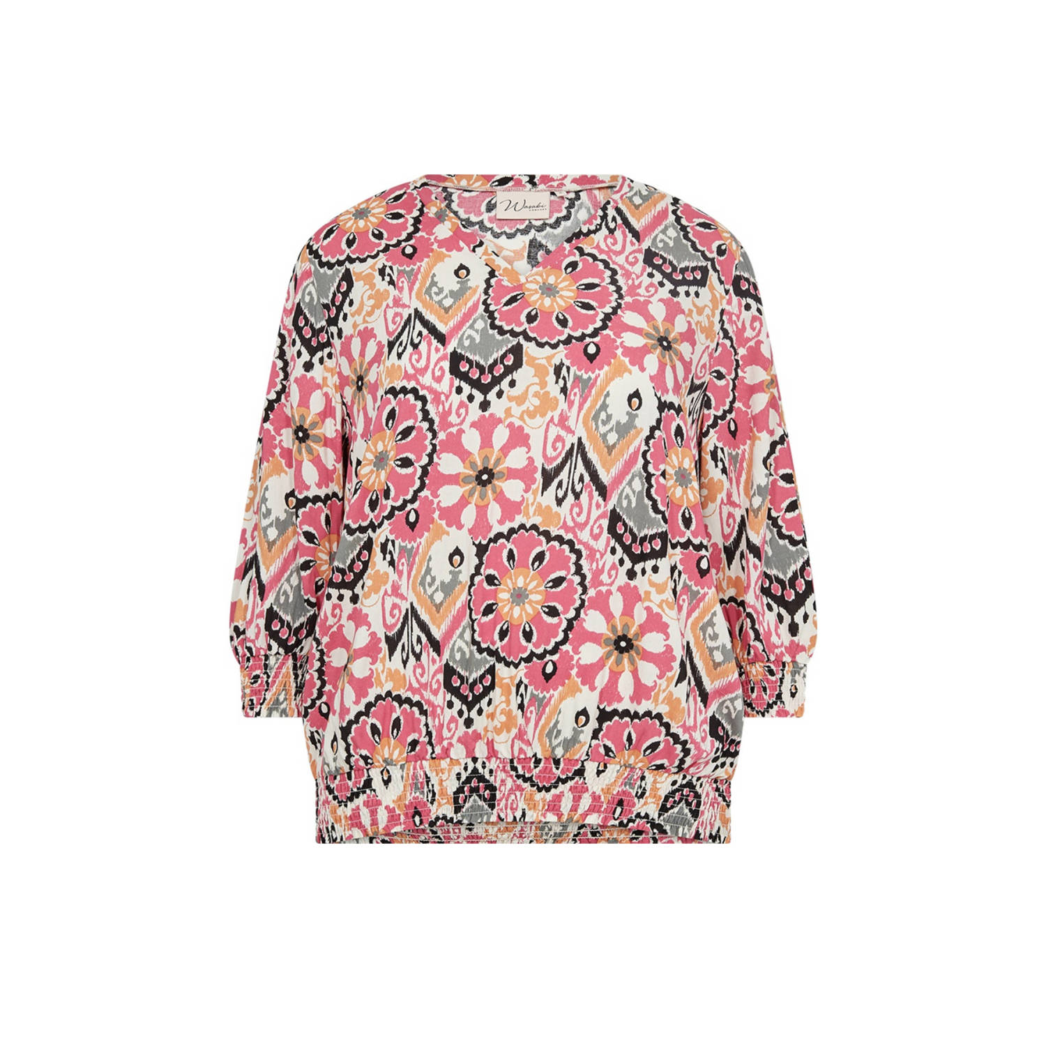 Wasabiconcept blousetop met all over print multi