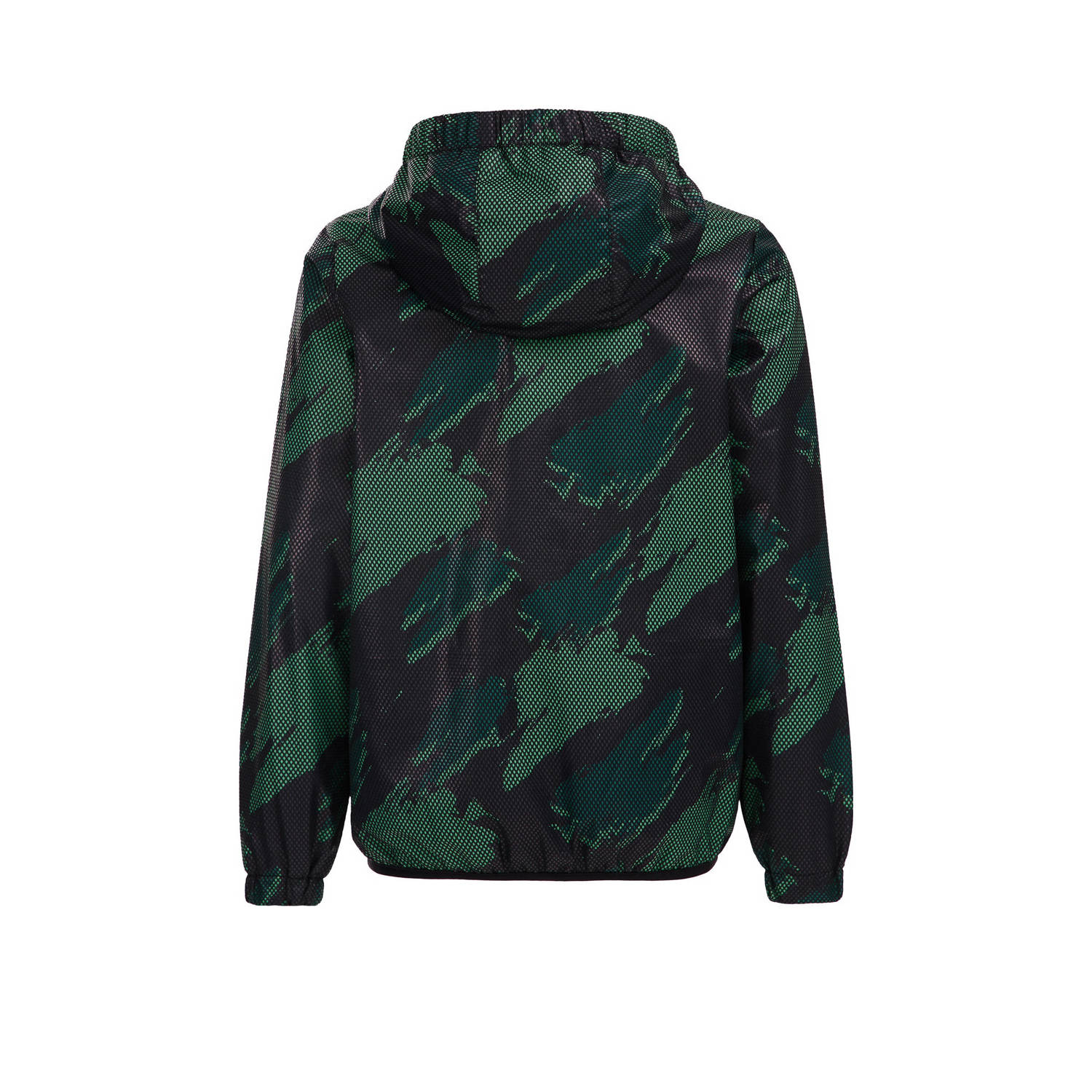WE Fashion zomerjas met camouflageprint groen zwart