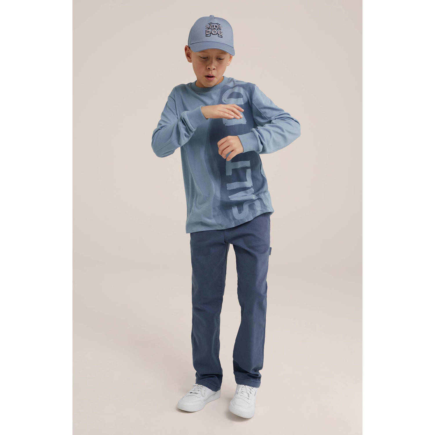 WE Fashion straight fit jeans medium blue denim