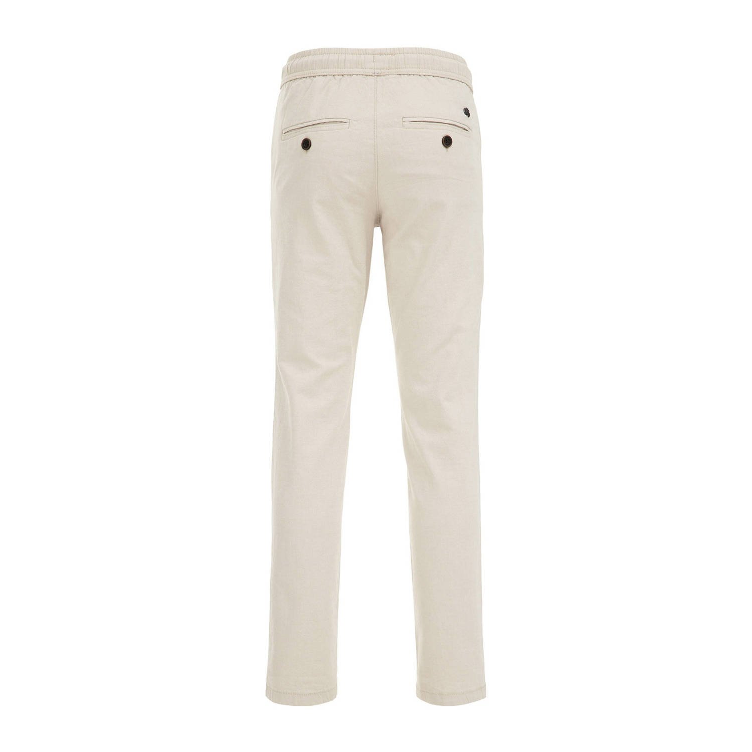 WE Fashion tapered fit broek warm sand