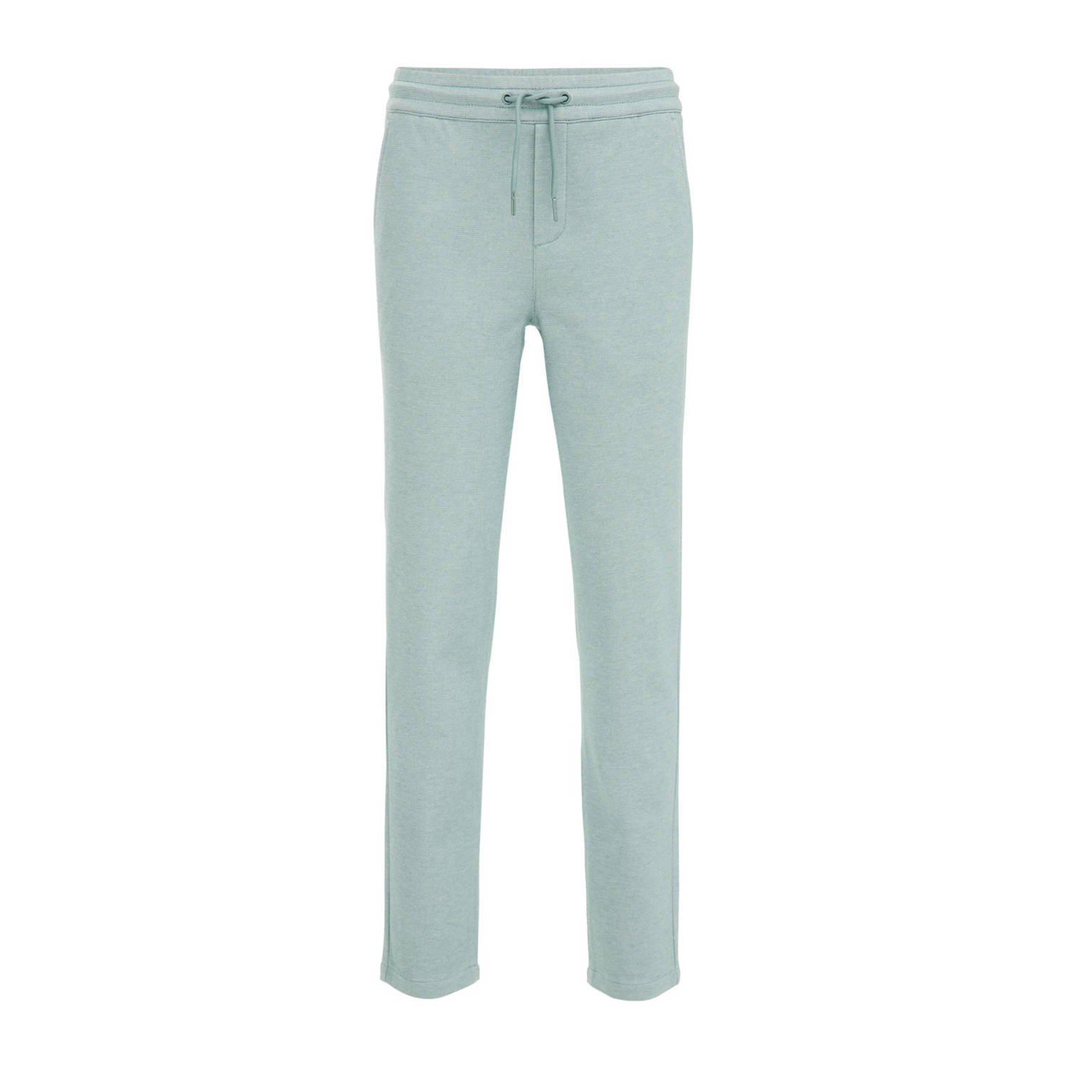 WE Fashion slim fit joggingbroek mintgroen