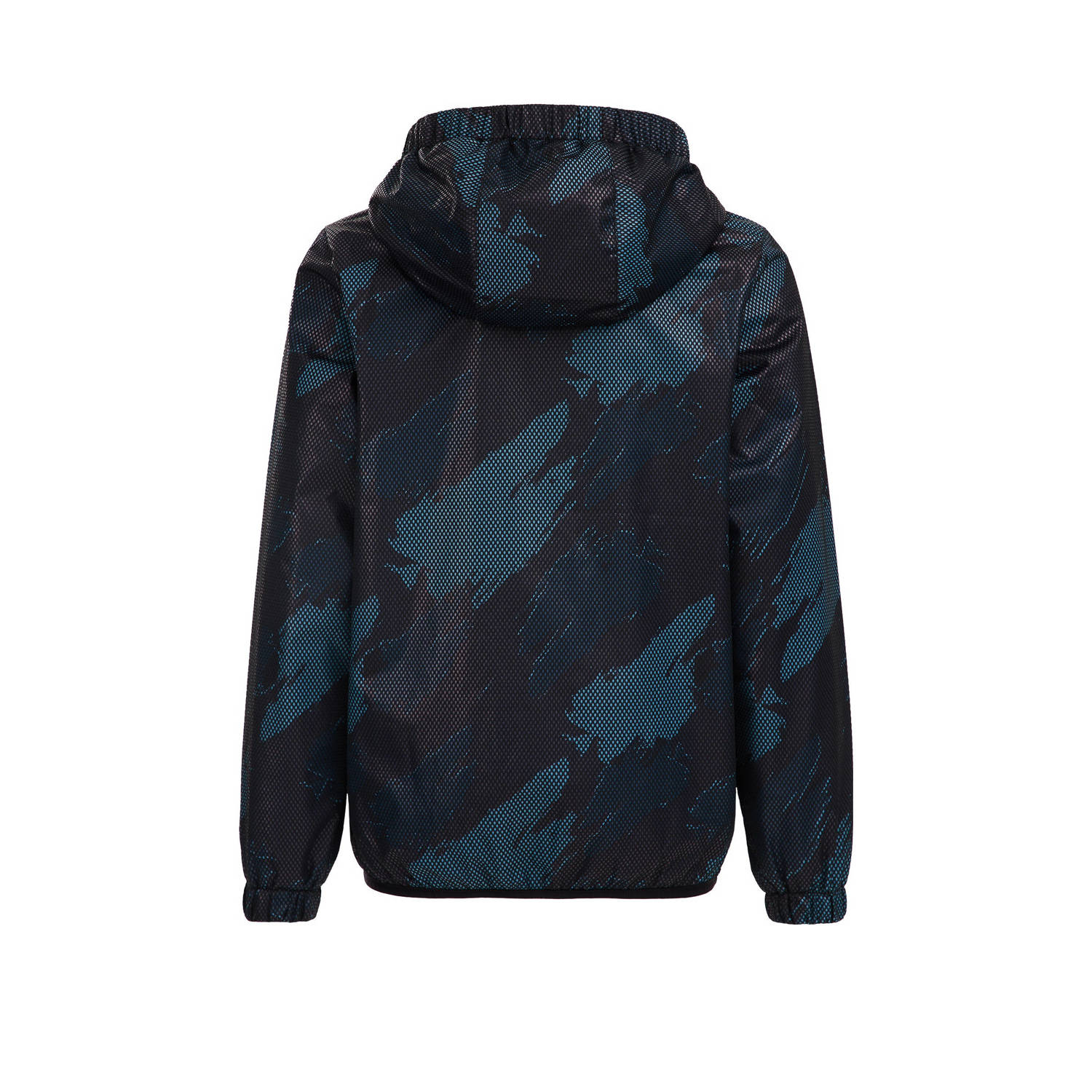 WE Fashion zomerjas met camouflageprint blauw zwart