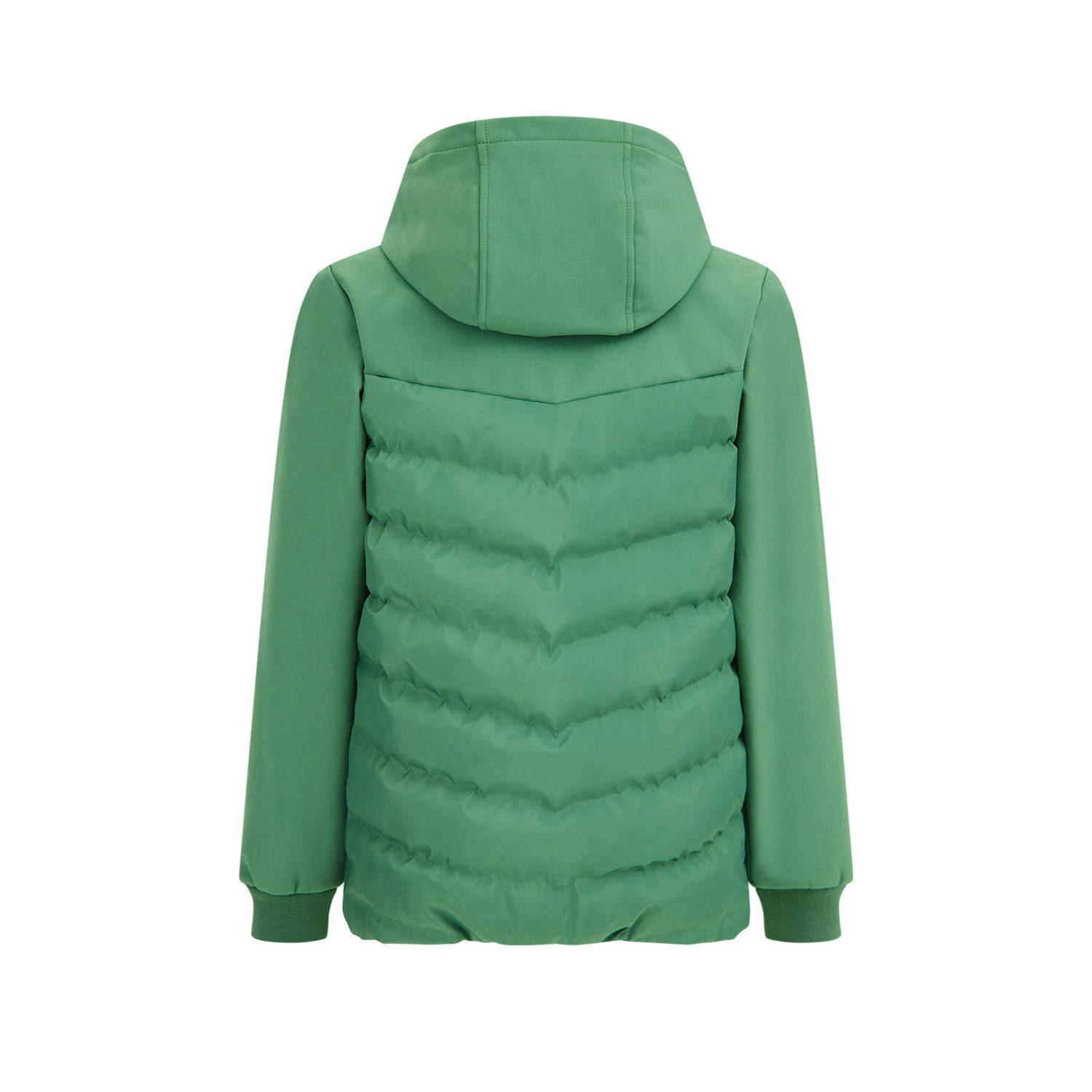 WE Fashion dun gewatteerde zomerjas ivy green