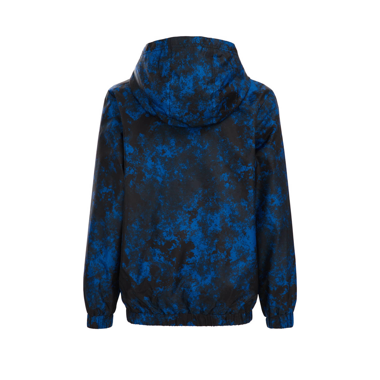 WE Fashion zomerjas met camouflageprint blauw zwart