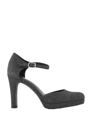 pumps met glitters zwart