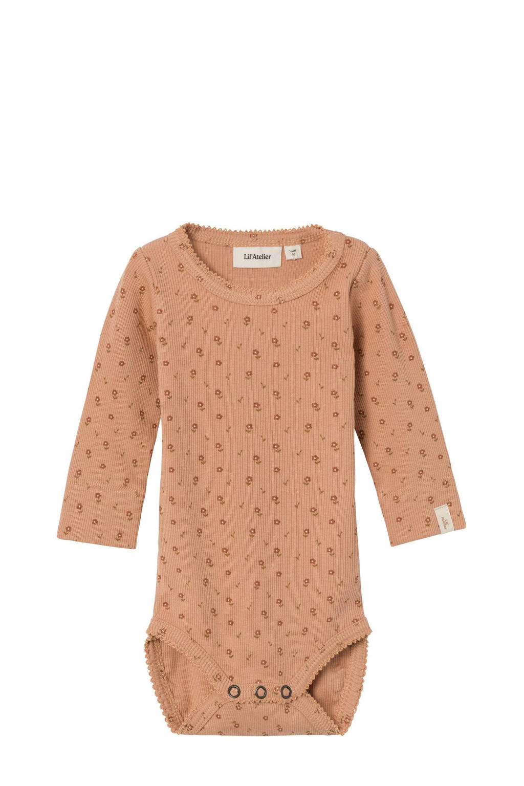 LIL' ATELIER BABY romper NBFGAGO nougat