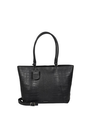 leren shopper Cool Colbie zwart