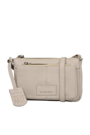 leren crossbody tas Soft Skylar beige