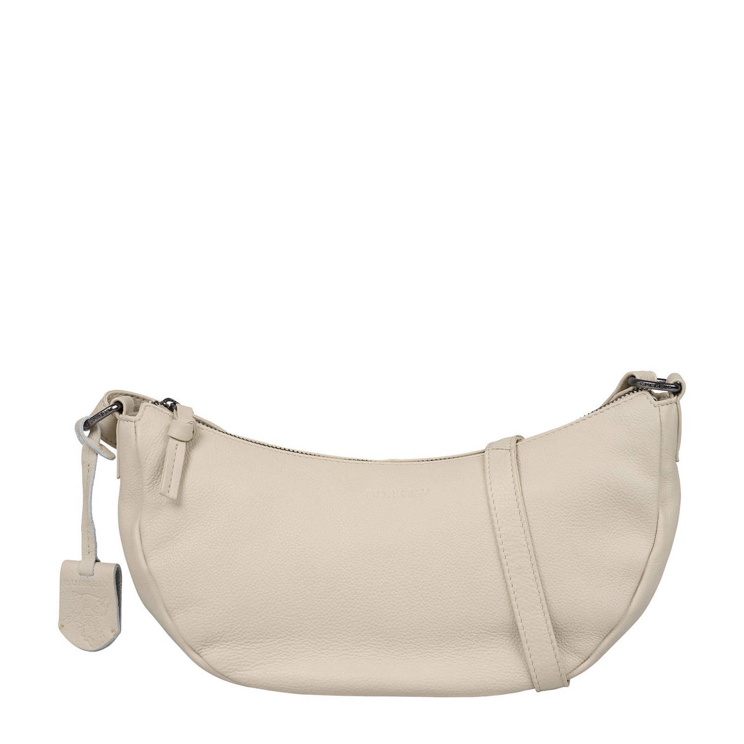 BURKELY leren crossbody tas Lush Lucy ecru