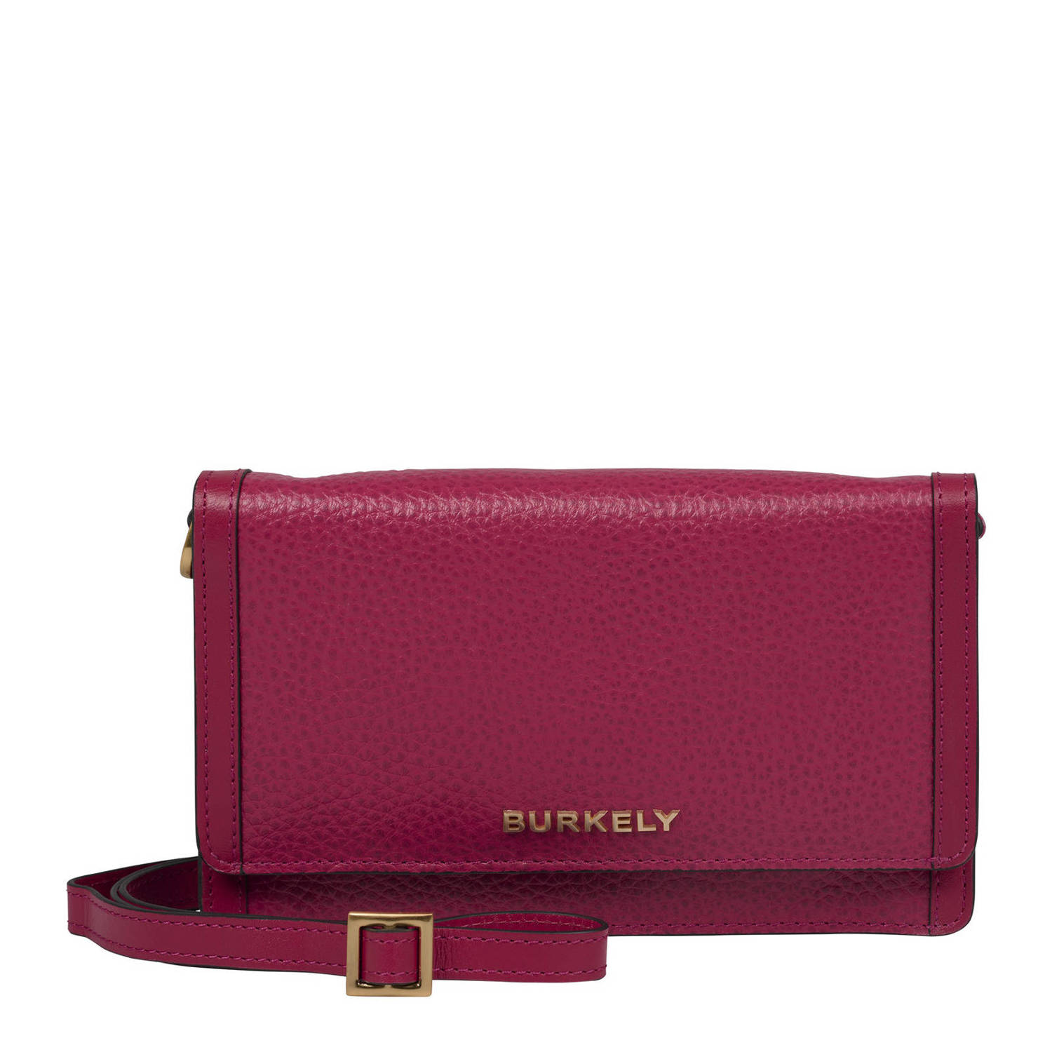 BURKELY leren telefoontasje Keen Keira fuchsia