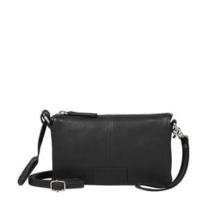leren crossbody tas Soft Skylar zwart