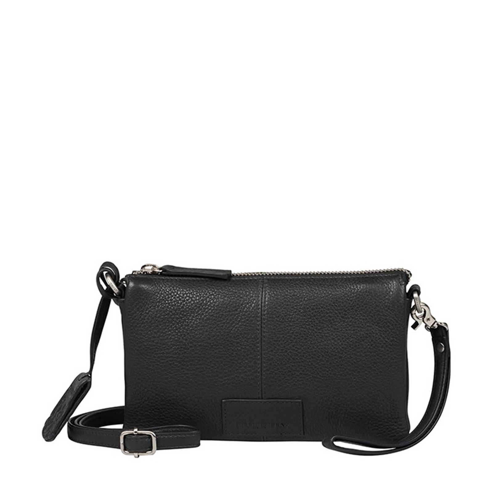 BURKELY leren crossbody tas Soft Skylar zwart wehkamp