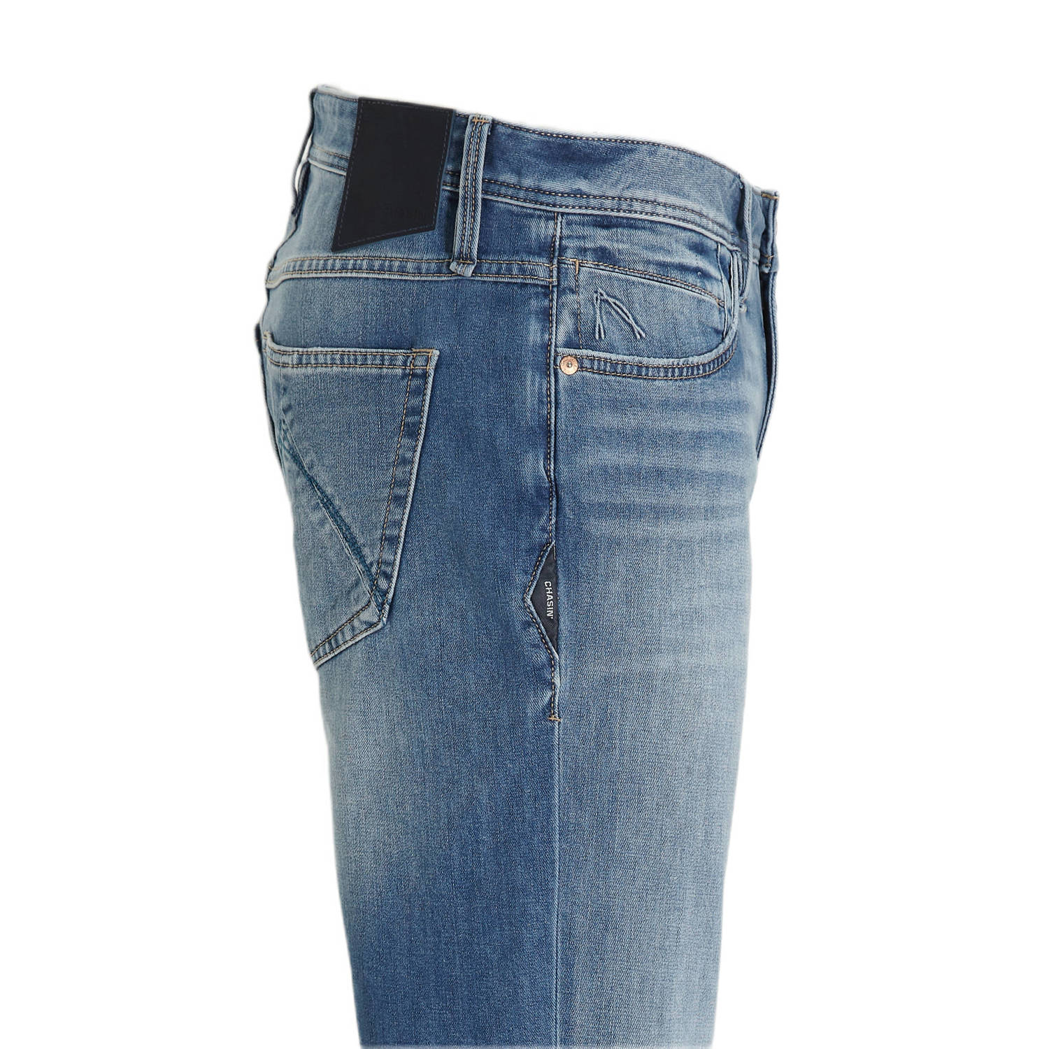 CHASIN' regular fit jeans Iron Arid mid blue denim